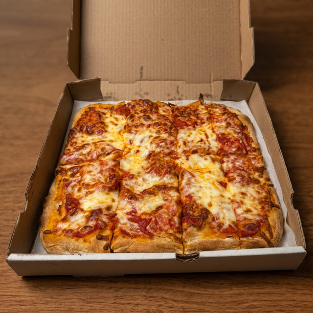 Roman Cheese Pizza.